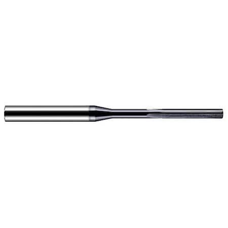 Harvey Tool 3.200 mm Reamer dia x 20.000 mm Margin Length Carbide Reamer, 4 Flutes, AlTiN Coated RSC3200-C3